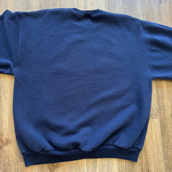 VTG Jerzees Wild Horses Country Western Crewneck Sweatshirt Blue Medium - Picture 3 of 9